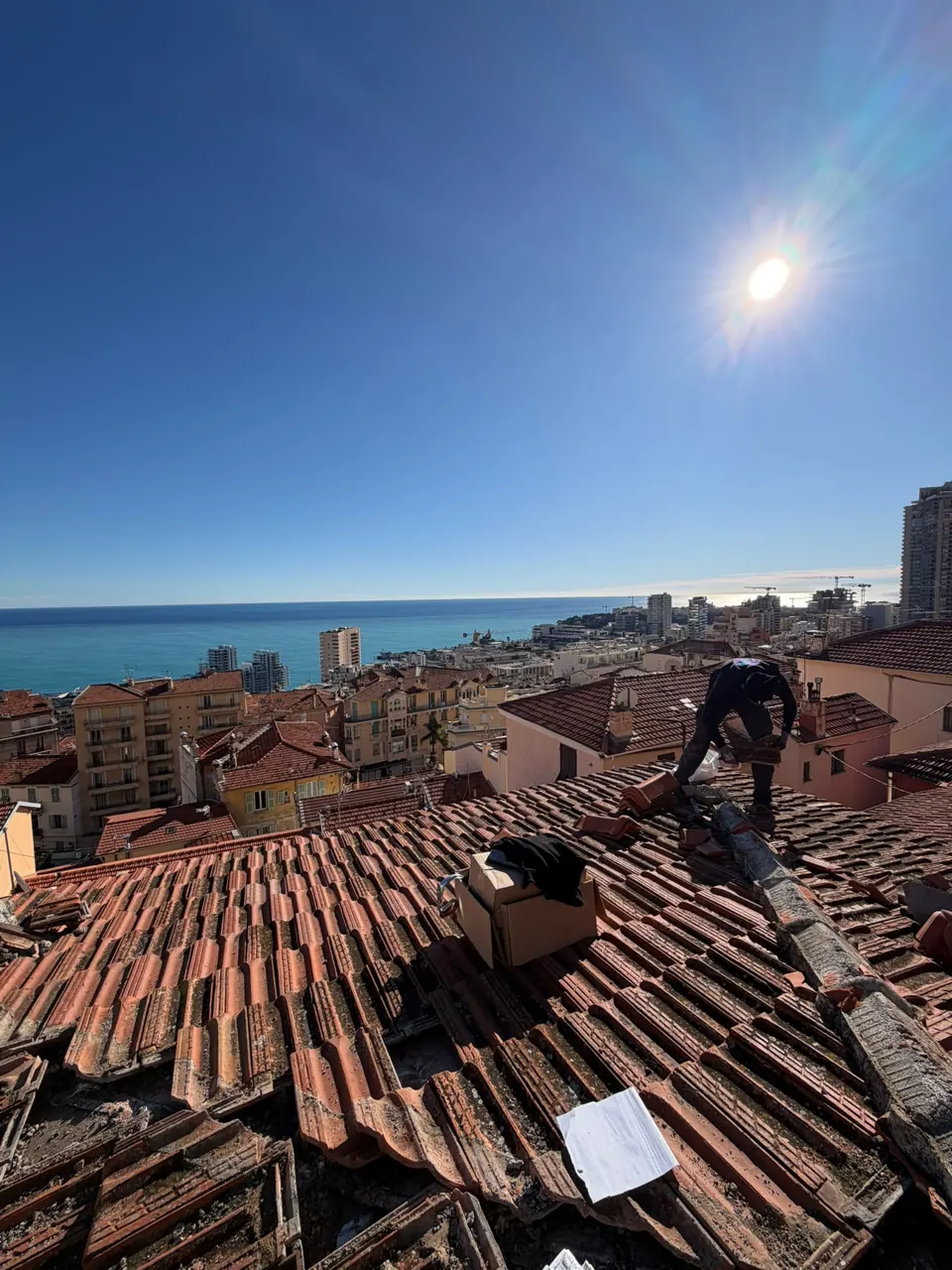 Chantier Toiture Chevalier Alpes-Maritimes