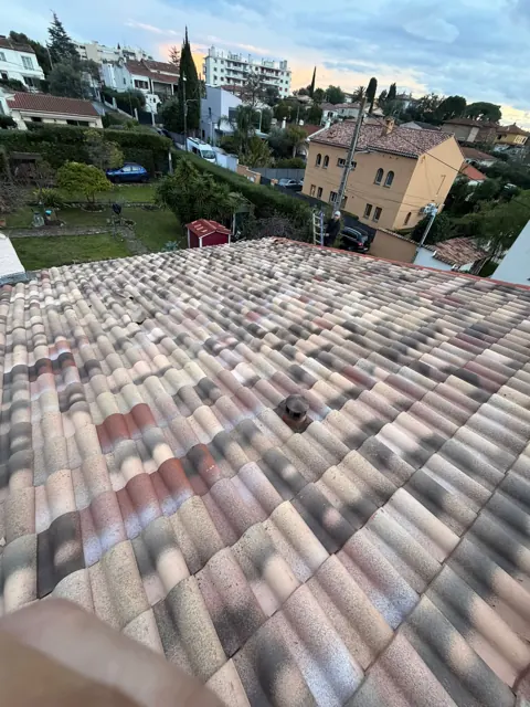 Toiture en tuiles canal