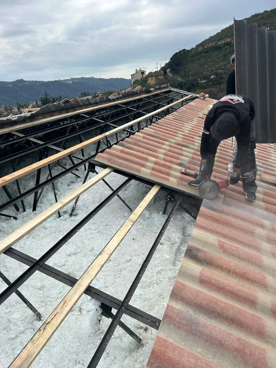 Chantier Toiture Chevalier Alpes-Maritimes