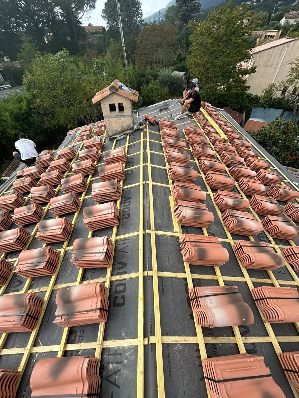 Chantier de couverture Toiture Chevalier